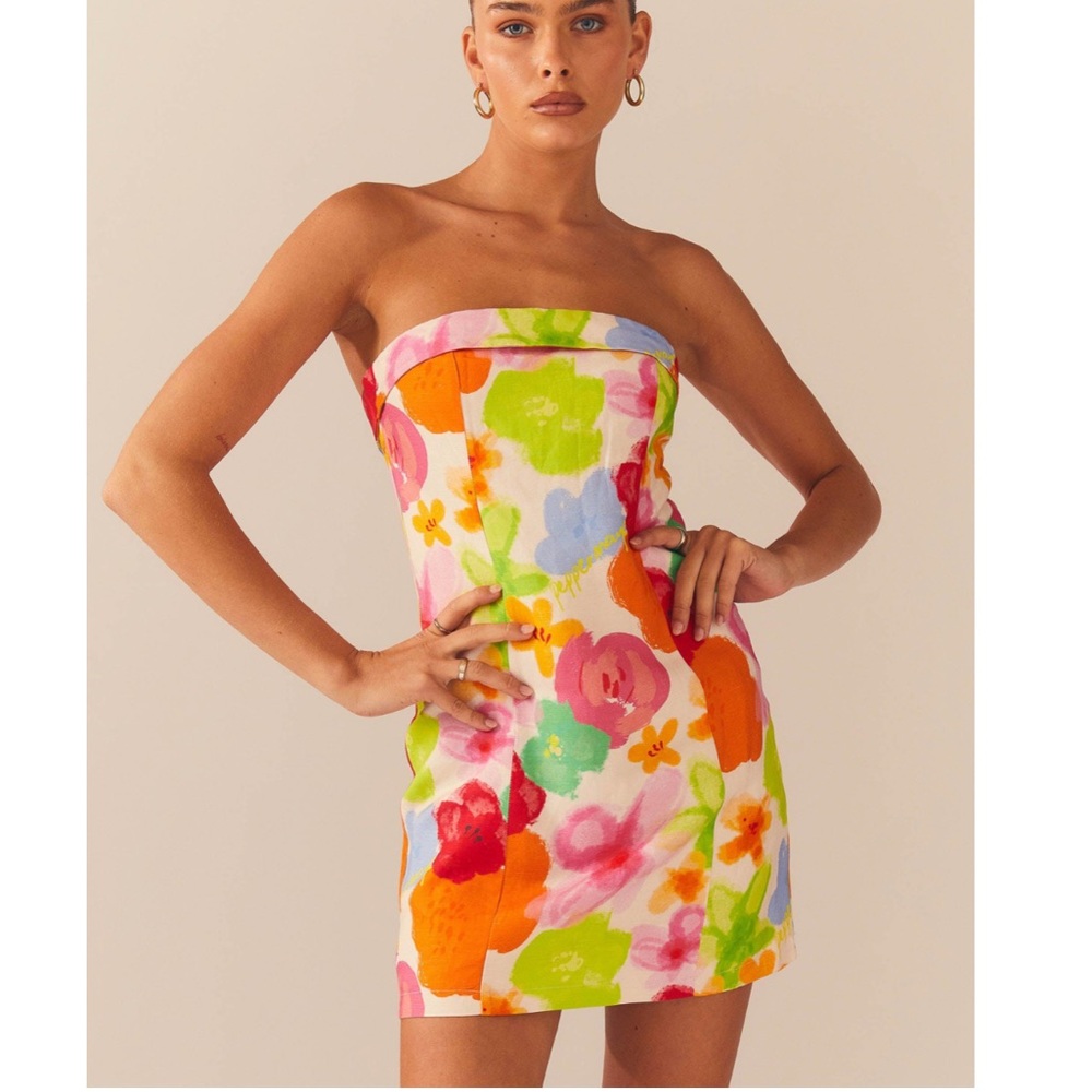 Peppermayo Colorful Linen Dress